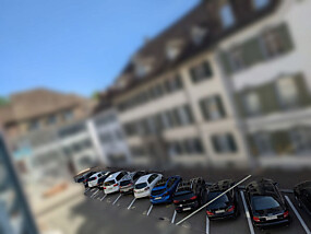 verwischte Bildaufnahme Freie Strasse